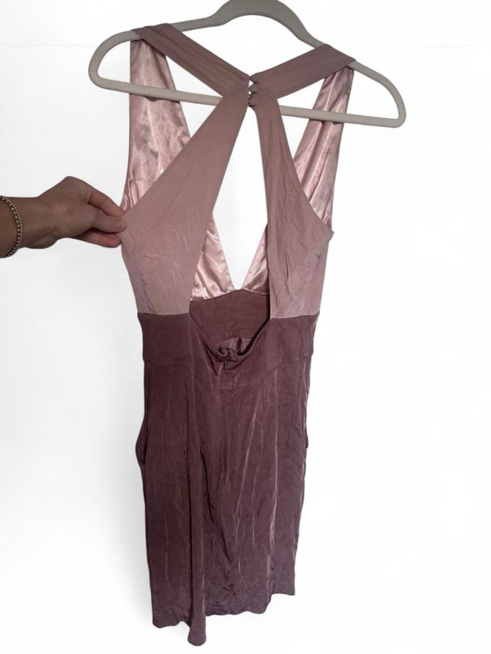 Bebe y2k silk mini dress - Picture 2 of 6